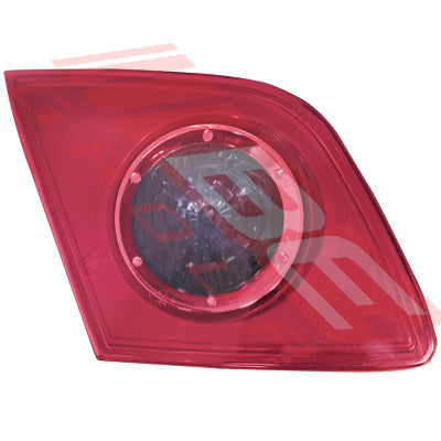 3439598-13G - REAR LAMP - L/H - INNER - PINKY RED WITH BLUE CIRCLE - TO SUIT - MAZDA 3 2004- 5DR