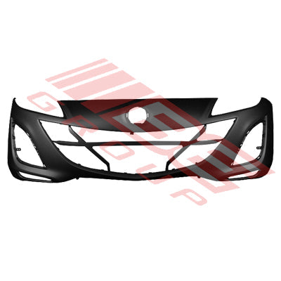 3439690-01CF - FRONT BUMPER - PRIMED BLACK - CERTIFIED - TO SUIT - MAZDA 3 2009-