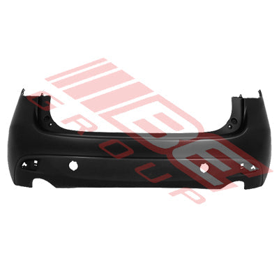 3439795-01CF - REAR BUMPER - PARTIAL PRIMED BLACK - CERTIFIED - TO SUIT - MAZDA 3 2014-  5DR