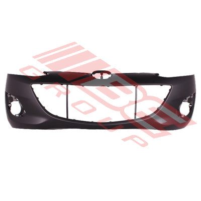 3471490-10CF - FRONT BUMPER - PRIMED BLACK - CERTIFIED - TO SUIT - MAZDA DEMIO - DE3F - 2011-