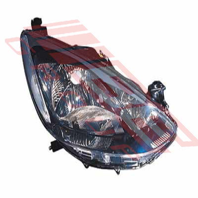 3471494-02 - HEADLAMP - R/H - MANUAL/ELECTRIC - BLACK - TO SUIT - MAZDA DEMIO/ MAZDA 2 - DE3F - 5DR H/B - 2007-