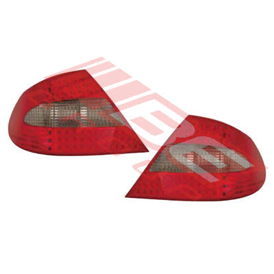 3537198-92PG - REAR LAMP - SET - SMOKEY/RED/CLEAR - LED TO SUIT - MERCEDES CLK W209 2003-