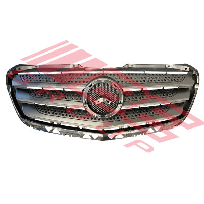 GRILLE - MAT/BLACK - W/O MOULDING - TO SUIT - MERCEDES SPRINTER 2014-  FACELIFT