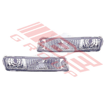 3706097-50PG - BUMPER LAMP SET - L&R - ALL CLEAR TO SUIT - MITSUBISHI L200 1997-00