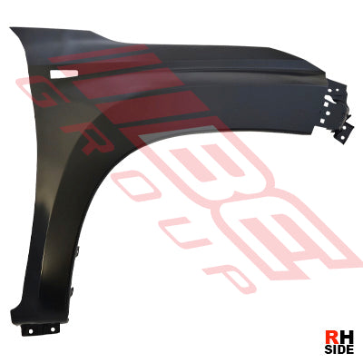 FRONT GUARD - R/H - WITH SIDE LAMP HOLE - TO SUIT - MITSUBISHI TRITON L200 2019-