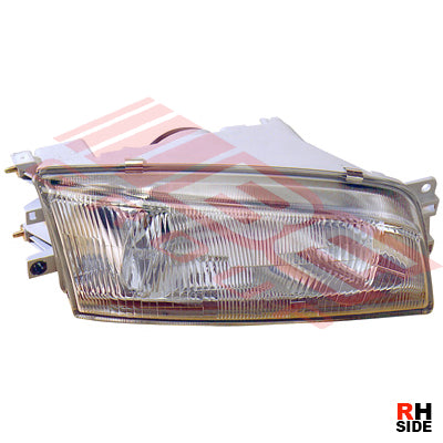 HEADLAMP - R/H - GLASS LENS - TO SUIT - MITSUBISHI LANCER CK SED 1996-99