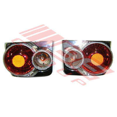 5503098-91PG - REAR LAMP - SET - L&R - CHROMED TO SUIT - PEUGEOT 205 1992-