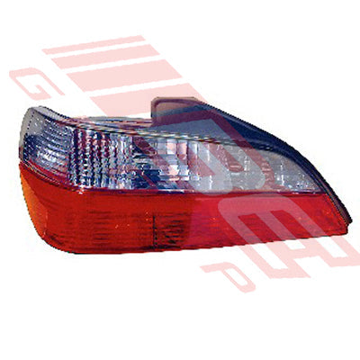 5536098-1G - REAR LAMP - CLEAR/RED - L/H - TO SUIT - PEUGEOT 406 1996-
