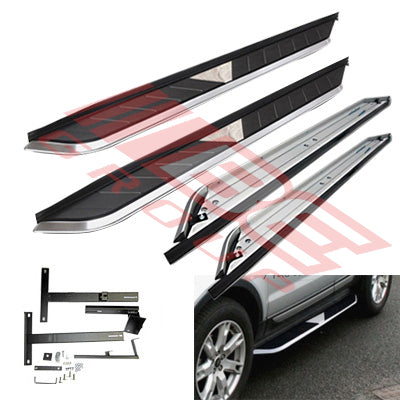 6423011-90 - RUNNING BOARD SET - PRESTIGE TYPE - HAS FULL LENGTH WEATHER STRIP - TO SUIT - RANGE ROVER EVOQUE 2011-14
