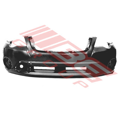 6712190-09CF - FRONT BUMPER - PRIMED BLACK - CERTIFIED - TO SUIT - SUBARU LEGACY OUTBACK 2008-09  F/LIFT