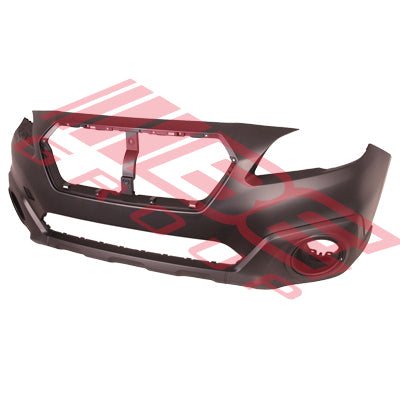 FRONT BUMPER - PARTIAL PRIMED BLACK - CERTIFIED - TO SUIT - SUBARU OUTBACK BS S/W - 2015-2017