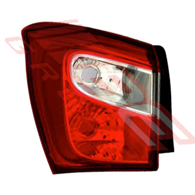 6812298-01 - REAR LAMP - L/H - RED/CLEAR - TO SUIT - SUZUKI SX4 - 2013-