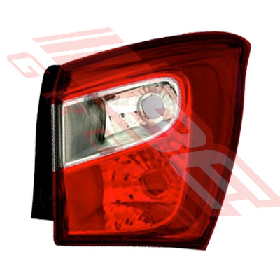 6812298-02 - REAR LAMP - L/H - RED/CLEAR - TO SUIT - SUZUKI SX4 - 2013-