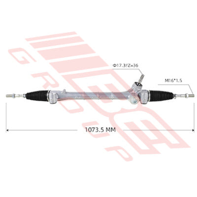 STEERING RACK - RHD - TOYOTA ALPHARD - ANH10 - 2007-15