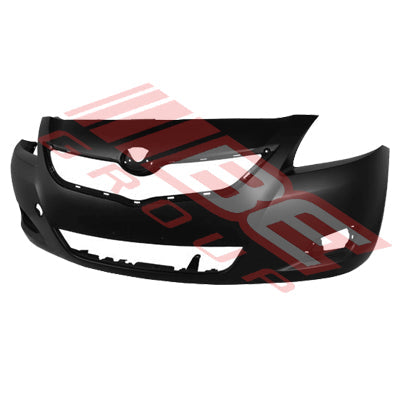 8116290-02CF - FRONT BUMPER - PRIMED BLACK - CERTIFIED - TO SUIT - TOYOTA YARIS 2006-  SEDAN