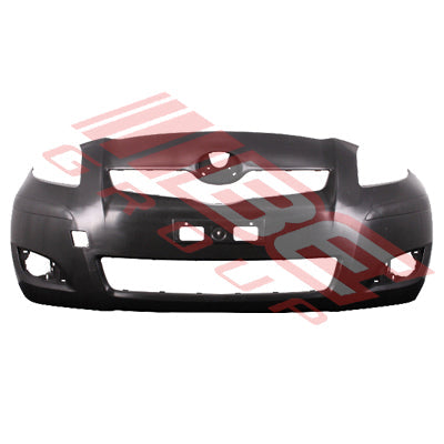 8116290-10CF - FRONT BUMPER - MAT/DARK GREY - CERTIFIED - TO SUIT - TOYOTA VITZ/YARIS H/B 2008-  F/LIFT