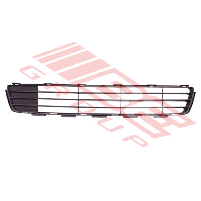 8116290-11CF - FRONT BUMPER GRILLE - MAT/DARK GREY - CERTIFIED - TO SUIT - TOYOTA VITZ/YARIS H/B 2008-  F/LIFT