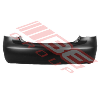 8116295-05CF - REAR BUMPER - PRIMED BLACK - CERTIFIED - TO SUIT - TOYOTA YARIS 2006-08  SEDAN