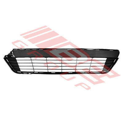 8116490-91CF - FRONT BUMPER GRILLE - MAT/DARK GREY - CERTIFIED - TO SUIT - TOYOTA VITZ/YARIS - NSP130 - 2010-  H/B