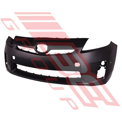 FRONT BUMPER - PRIMED BLACK - WITHOUT WASH - TO SUIT - TOYOTA PRIUS 2009-