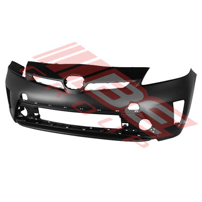 8117290-10CF - FRONT BUMPER - PRIMED BLACK - W/O WASHER HOLE - CERTIFIED - TO SUIT - TOYOTA PRIUS 2012- F/LIFT