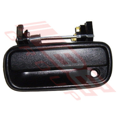 8125010-5 - DOOR HANDLE - FRONT OUTER - L/H - BLACK - TO SUIT - TOYOTA HILUX 2WD/4WD 1989-