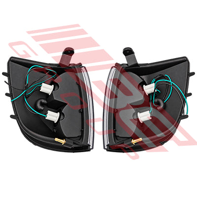 8126097-10PG - CORNER LAMP - SET - CRYSTAL- TWIN BULB TYPE - TO SUIT - TOYOTA HILUX SURF - KZN185 - 99- F/LIFT