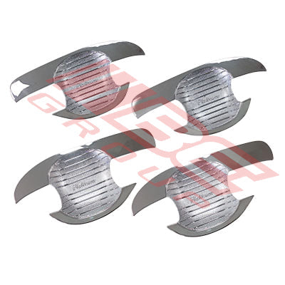 8128110-90PG - DOOR HANDLE BOWL - SET - 4PCS - CHROME TO SUIT - TOYOTA HILUX 2005-