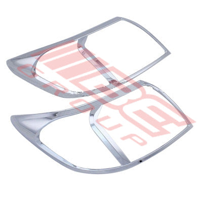 8128194-26PG - HEADLAMP FRAME SET - CHROME - L&R TO SUIT - TOYOTA HILUX 2011-