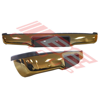8128195-09PG - REAR BUMPER - STRAIGHT ACROSS TYPE - GOLDEN - PERFORMANCE TO SUIT - TOYOTA HILUX 2005-