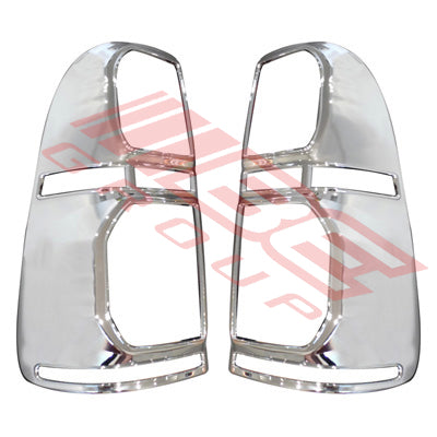 8128198-25PG - REAR LAMP FRAME SET - L&R - CHROME TO SUIT - TOYOTA HILUX 2011-15