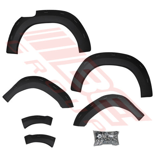 8128231-42 - FENDER FLARE SET 3" WIDE - 6PCS - BOLT ON TYPE - TO SUIT - TOYOTA HILUX 2015-