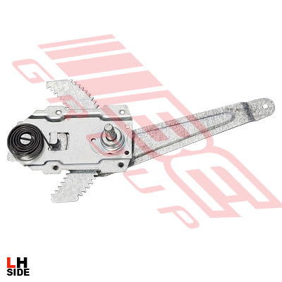 WINDOW REGULATOR - L/H - REAR DOOR - MANUAL - TO SUIT - TOYOTA HILUX 2015-  4DR