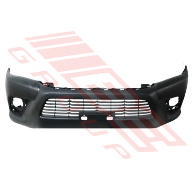 FRONT BUMPER - WITH GRILLE - NARROW - TOYOTA HILUX 2015-  2WD