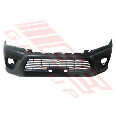 8128290-03 - FRONT BUMPER - WITH GRILLE - WIDE BODY - TO SUIT - TOYOTA HILUX 2015-  4WD