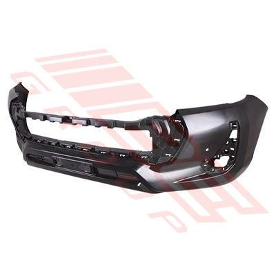 8128290-24 - FRONT BUMPER - WITH GRILLE - W/PARK SENSOR HOLES - TO SUIT - TOYOTA HILUX 2020-  FACELIFT 2WD - 4WD