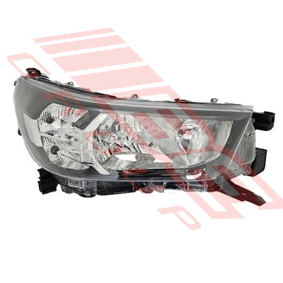 8128294-24 - HEADLAMP - R/H - W/SOCKET - MANUAL - HALOGEN - TO SUIT - TOYOTA HILUX 2020- FACELIFT