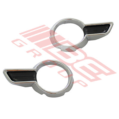 8128294-81PG - FOG LAMP RING COVER SET - L&R - CHROME TO SUIT - TOYOTA HILUX 2015-