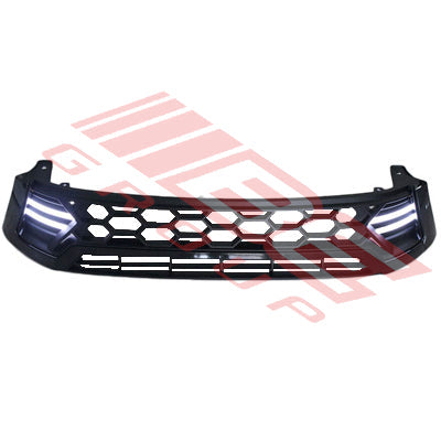 8128299-05PG - GRILLE - WITH BLACK STRIP - WITH WHITE LED LIGHT TO SUIT - TOYOTA HILUX 2015-