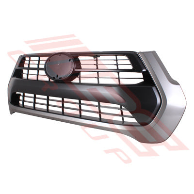 8128299-22 - GRILLE - BLACK W/GREY FRAME - TO SUIT - TOYOTA HILUX 2020-  FACELIFT