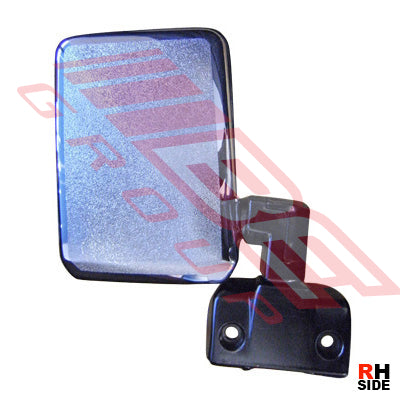DOOR MIRROR - R/H - CHROME - TO SUIT - TOYOTA LAND CRUISER FJ70/75