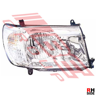 HEADLAMP - R/H - TO SUIT - TOYOTA LAND CRUISER FJ100 2005- F/L