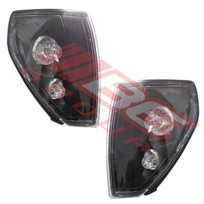 8136097-90PG - CORNER LAMP SET - L&R - BLACK TO SUIT - TOYOTA PRADO J95 1996-