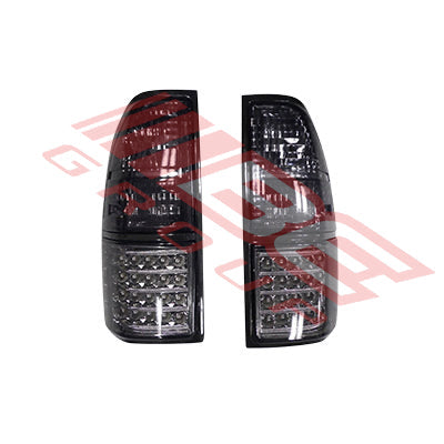 8136098-73PG - REAR LAMP - SET - L&R - LED - SMOKEY TO SUIT - TOYOTA PRADO J95 1996-