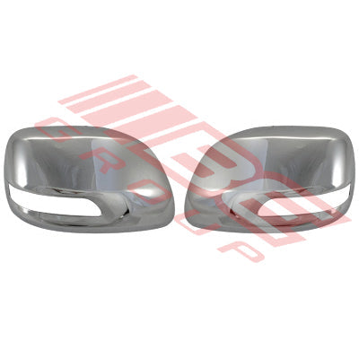 8136216-00PG - DOOR MIRROR COVER SET - L&R - CHROME - PERFORMANCE TYPE TO SUIT - TOYOTA PRADO KZJ150 2009-
