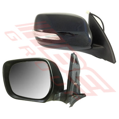 8136216-01 - DOOR MIRROR - L/H - ELECTRIC - BLACK - W/LED - TO SUIT - TOYOTA PRADO KZJ150 2009-