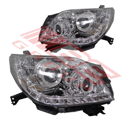 8136294-91PG - HEADLAMP SET - L&R - LED - CHROME TO SUIT - TOYOTA PRADO KZJ150 2009-