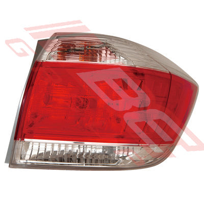REAR LAMP - R/H - CLEAR LENS - TO SUIT - TOYOTA HIGHLANDER/KLUGER 2010-  F/LIFT