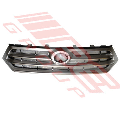 8137199-10 - GRILLE - PAINTED SILVER/BLACK - TO SUIT - TOYOTA HIGHLANDER/KLUGER 2010-  F/LIFT