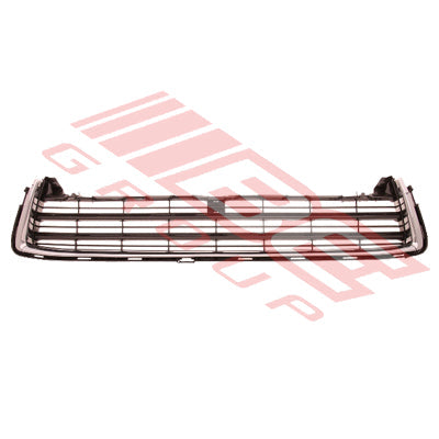 8137299-01CF - GRILLE - LOWER - PAINTED DARK GREY - W/CHROME MOULDING - CERTIFIED - TO SUIT - TOYOTA HIGHLANDER/KLUGER 2014-
